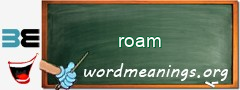 WordMeaning blackboard for roam